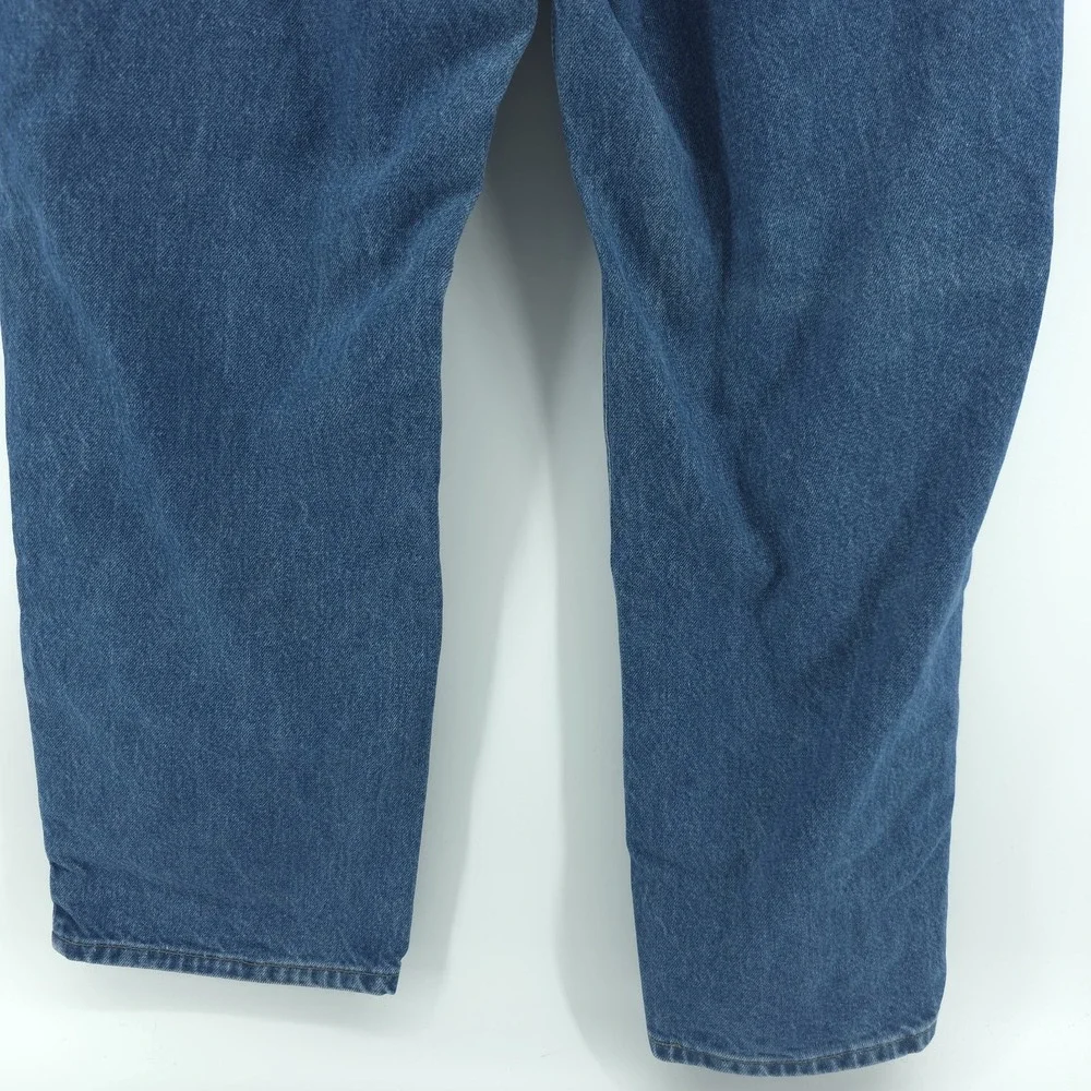 Carhartt Blue Jeans Mens 42X30 Relaxed Fit Denim Straight‎ Leg Work